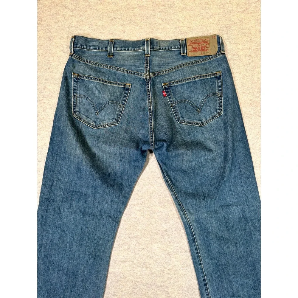VTG Levis 501‎ Original Fit Jeans Mens 38x30 Blue Denim Button Fly Straight Leg